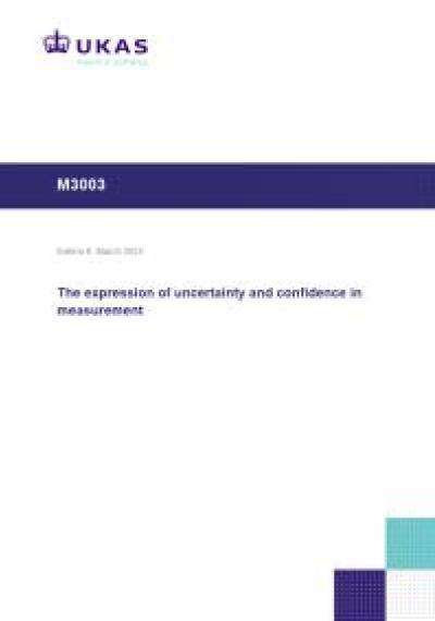 The expression of uncertainty and confidence in measurement